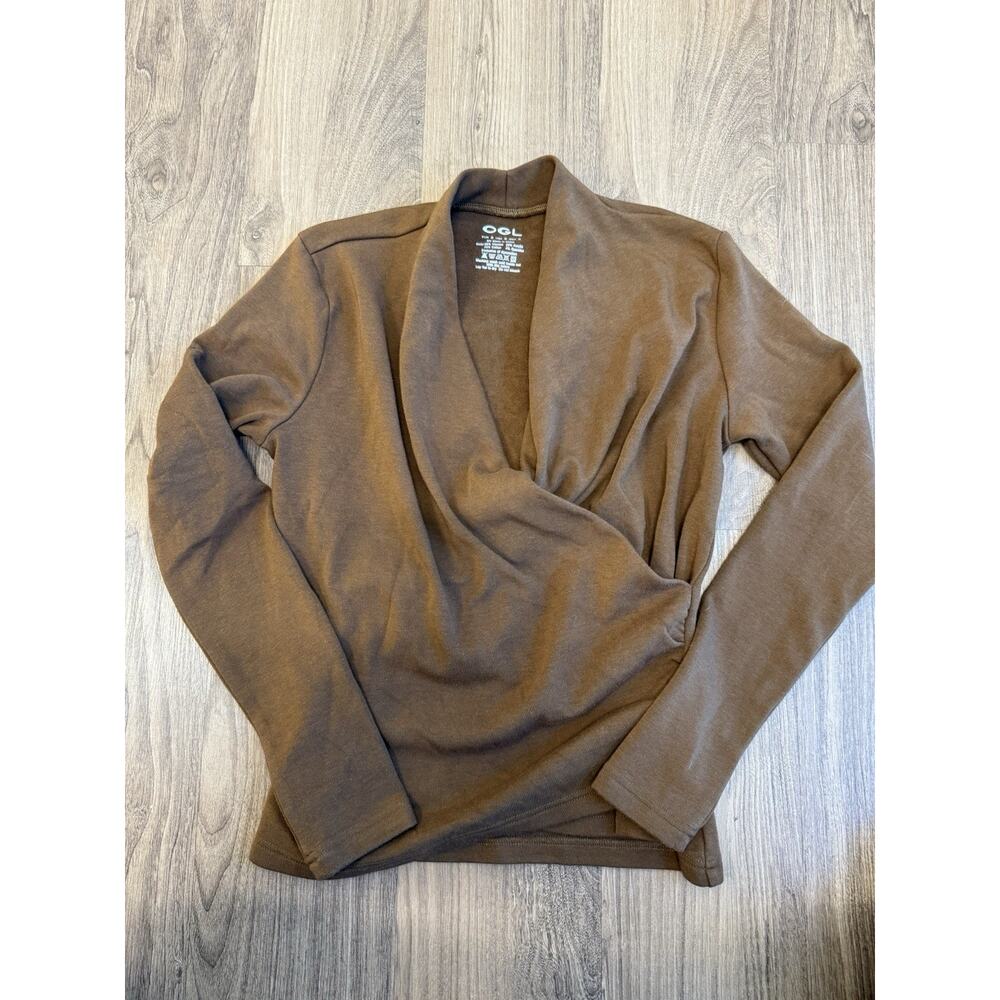 OGL Surplice Long Sleeve Top Size Small